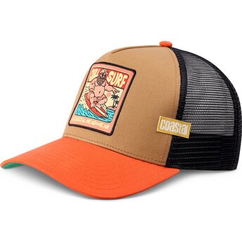 Cappello curvo marrone snapback HFT Chill Surf di Coastal