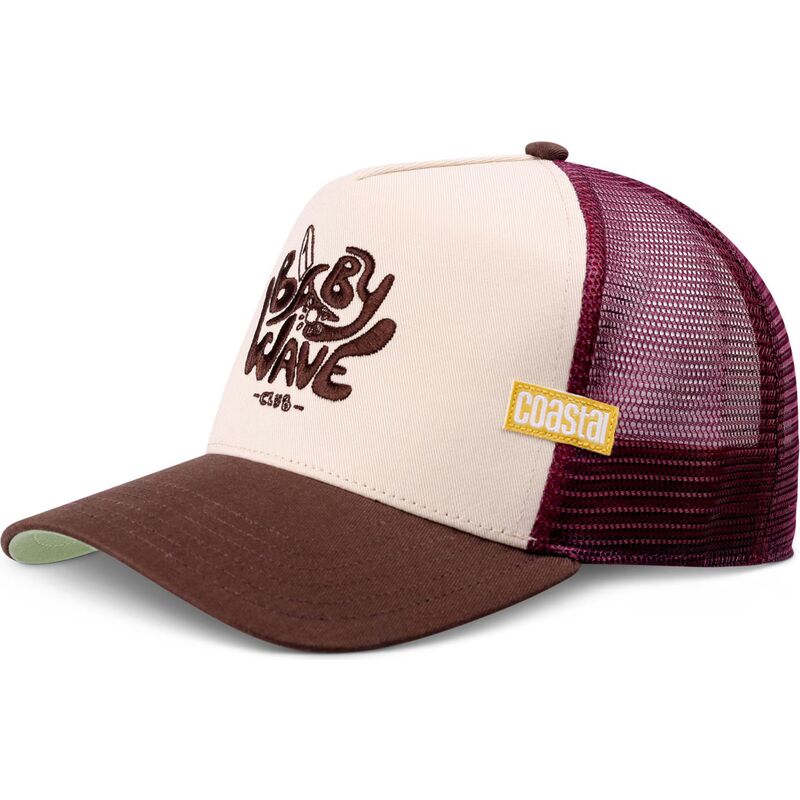 cappello-curvo-marrone-snapback-hft-baby-wave-di-coastal cappello-curvo-marrone-snapback-hft-baby-wave-di-coastal
