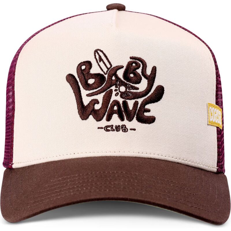 cappello-curvo-marrone-snapback-hft-baby-wave-di-coastal cappello-curvo-marrone-snapback-hft-baby-wave-di-coastal