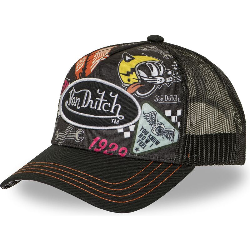 cappello-curvo-nero-snapback-subl19-di-von-dutch cappello-curvo-nero-snapback-subl19-di-von-dutch