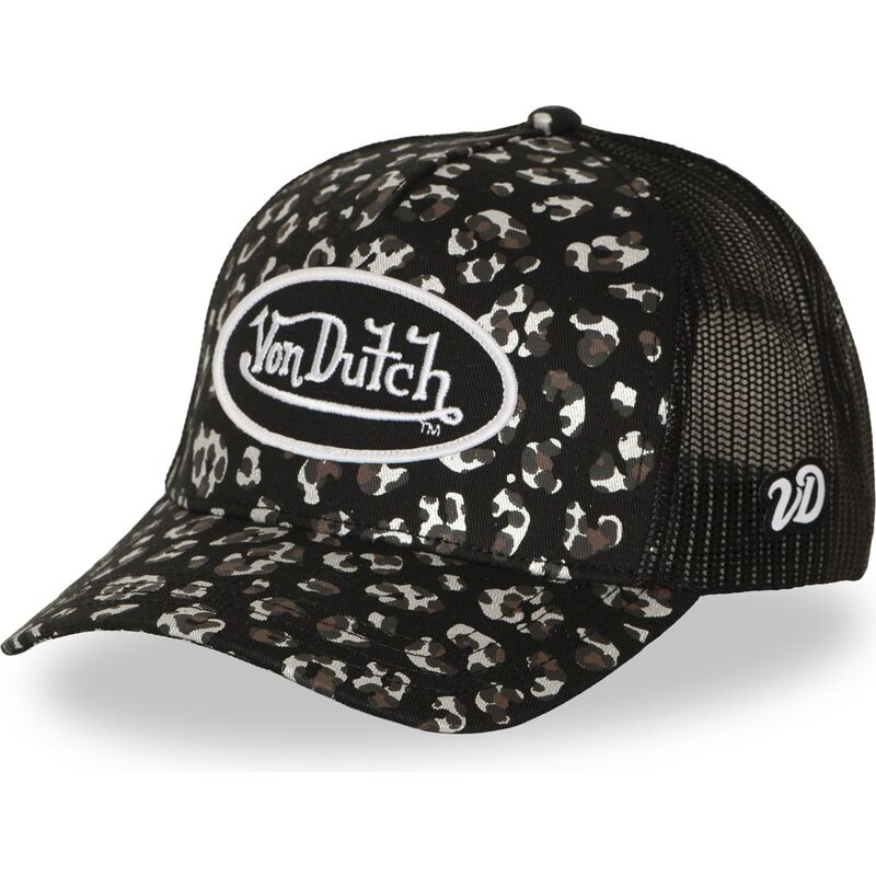cappello-curvo-nero-snapback-leofoil-di-von-dutch