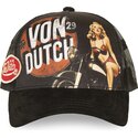 cappello-curvo-nero-snapback-subl21-di-von-dutch