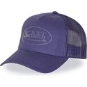 cappello-curvo-viola-snapback-log22-di-von-dutch