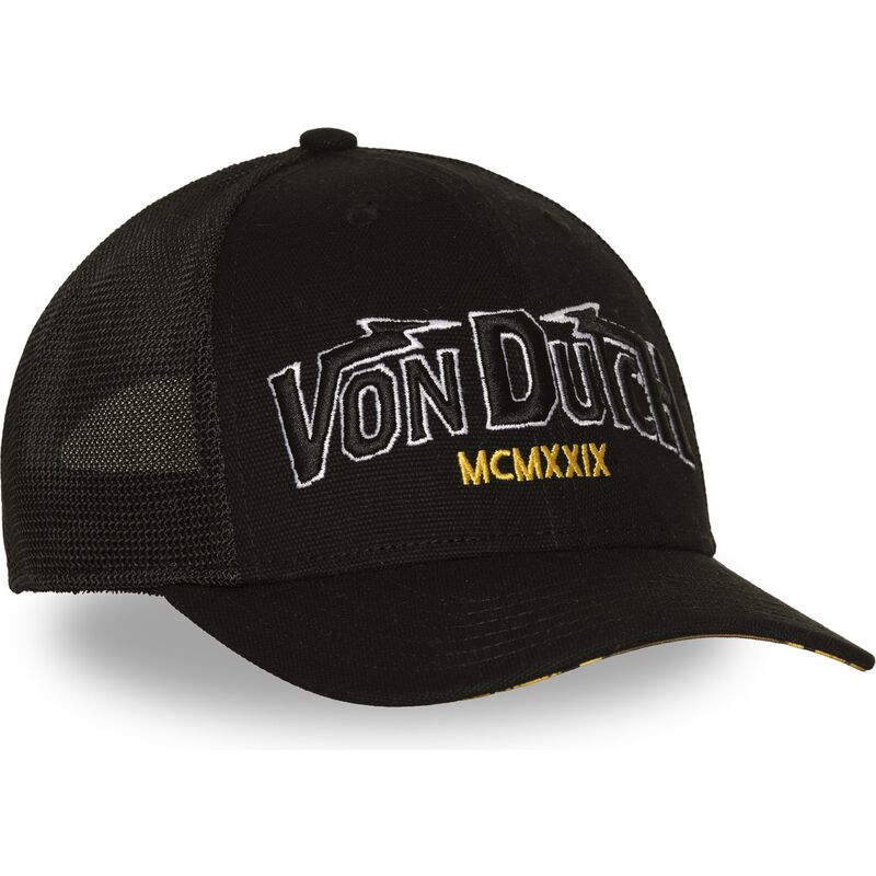 cappello-curvo-nero-snapback-can01-di-von-dutch