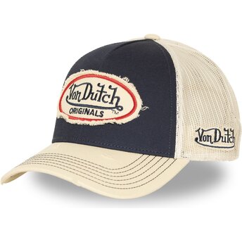 Cappello curvo blu marino snapback URB07 di Von Dutch
