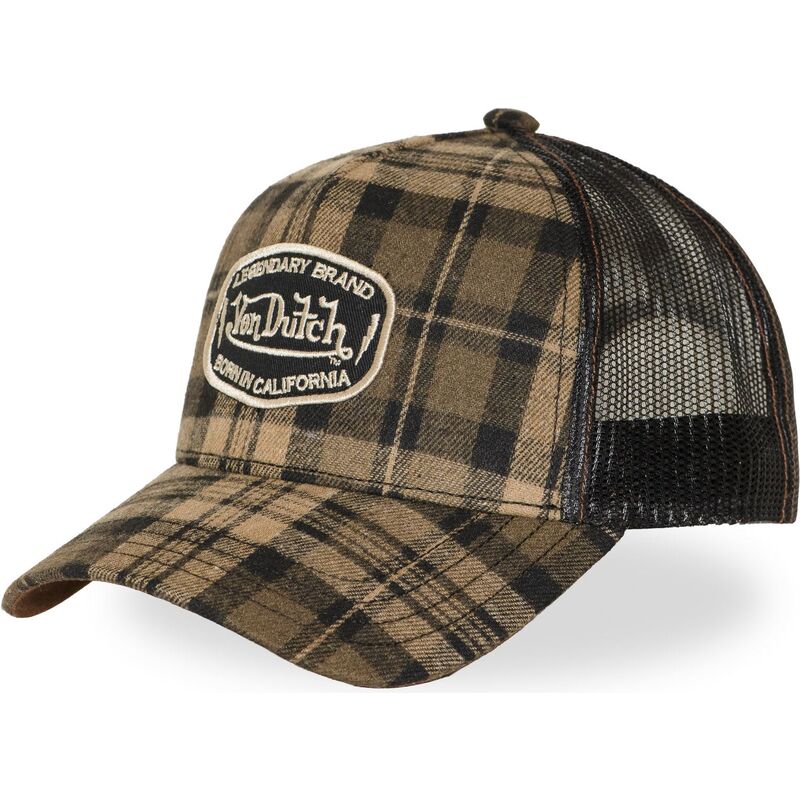 cappello-curvo-marrone-snapback-car08-di-von-dutch