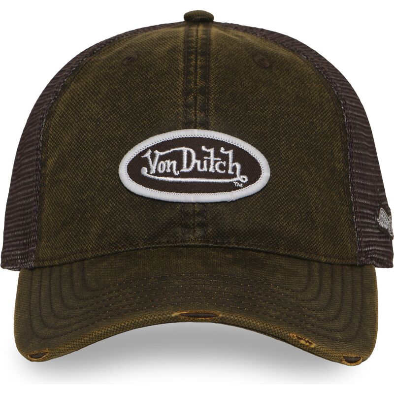 cappello-curvo-marrone-snapback-mac17-di-von-dutch