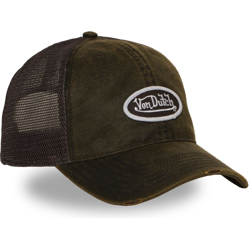 cappello-curvo-marrone-snapback-mac17-di-von-dutch