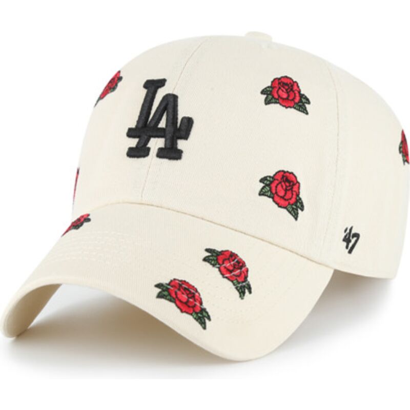 cappello-curvo-beige-cinghia-regolabile-clean-up-scatter-dei-los-angeles-dodgers-mlb-di-47-brand cappello-curvo-beige-cinghia-regolabile-clean-up-scatter-dei-los-angeles-dodgers-mlb-di-47-brand