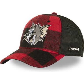 Cappello curvo rosso snapback TAJ9 Tom Looney Tunes di Capslab