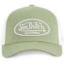 cappello-curvo-verde-cinghia-regolabile-lof-b29b-di-von-dutch