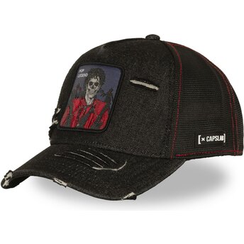 Cappello curvo nero snapback Pop Legend STA1 POP Michael Jackson Famous di Capslab