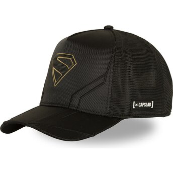 Cappello curvo nero snapback DC13 TEC Superman DC Comics di Capslab