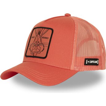 Cappello curvo rosa snapback LOO14 BUG Bugs Bunny Looney Tunes di Capslab
