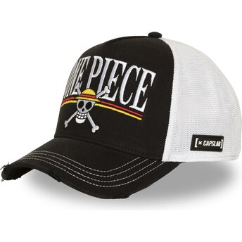 Cappello curvo nero snapback OP8 Pirati di Cappello di Paglia One Piece di Capslab