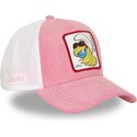cappello-curvo-rosa-snapback-smu3-sof-puffetta-i-puffi-di-capslab
