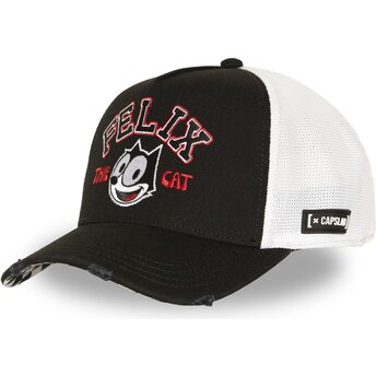 Cappello curvo nero snapback FLX1 FEL Felix The Cat di Capslab