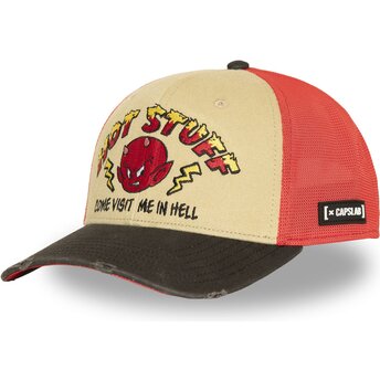 Cappello curvo multicolore snapback HST HEL Hot Stuff The Little Devil di Capslab
