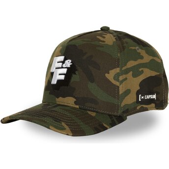Cappello curvo mimetizzazione snapback FF01 LOG Fast & Furious di Capslab