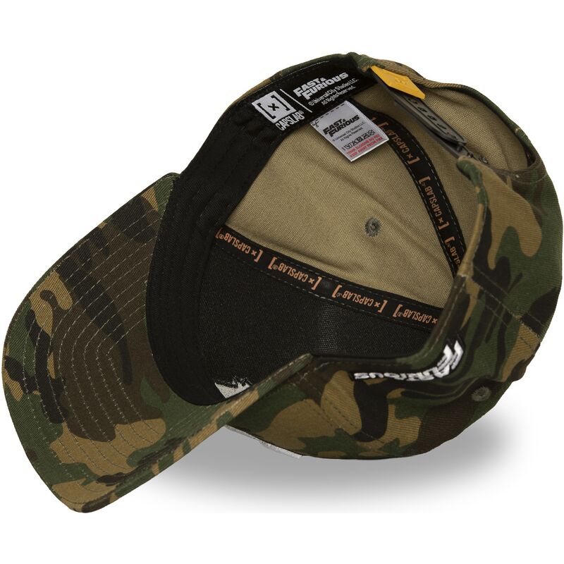 cappello-curvo-mimetizzazione-snapback-ff01-log-fast-furious-di-capslab cappello-curvo-mimetizzazione-snapback-ff01-log-fast-furious-di-capslab