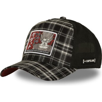 Cappello curvo nero snapback DBS9 GOD Vegeth Dragon Ball di Capslab