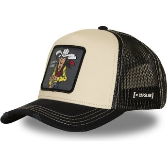 Cappello curvo beige snapback LCK4 COW Lucky Luke di Capslab