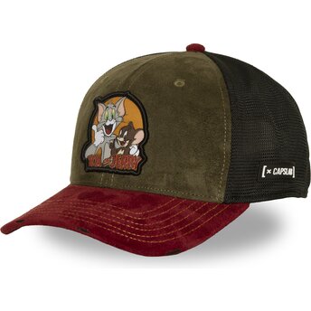 Cappello curvo multicolore snapback TAJ9 TAJ Tom e Jerry Looney Tunes di Capslab