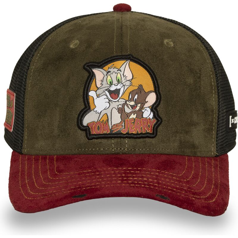 cappello-curvo-multicolore-snapback-taj9-taj-tom-e-jerry-looney-tunes-di-capslab cappello-curvo-multicolore-snapback-taj9-taj-tom-e-jerry-looney-tunes-di-capslab