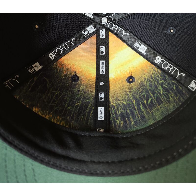 cappello-curvo-blu-marino-snapback-9forty-m-crown-field-of-dreams-dei-minnesota-twins-mlb-di-new-era