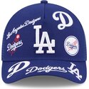 cappello-curvo-blu-snapback-9forty-m-crown-a-frame-all-over-dei-los-angeles-dodgers-mlb-di-new-era