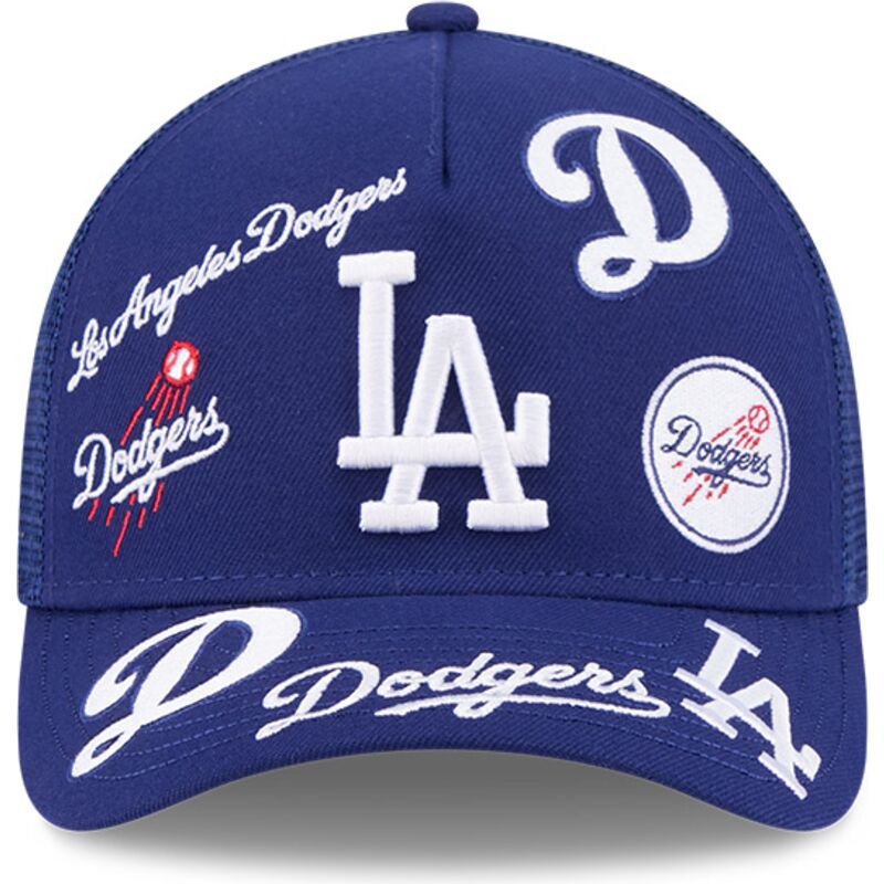 cappello-curvo-blu-snapback-9forty-m-crown-a-frame-all-over-dei-los-angeles-dodgers-mlb-di-new-era