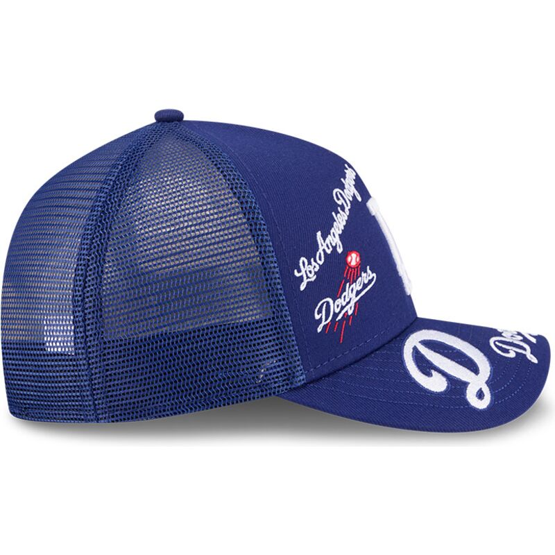cappello-curvo-blu-snapback-9forty-m-crown-a-frame-all-over-dei-los-angeles-dodgers-mlb-di-new-era