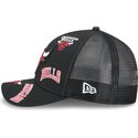 cappello-curvo-nero-snapback-9forty-m-crown-a-frame-all-over-dei-chicago-bulls-nba-di-new-era