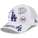 cappello-curvo-bianco-snapback-9forty-m-crown-a-frame-all-over-dei-los-angeles-dodgers-mlb-di-new-era