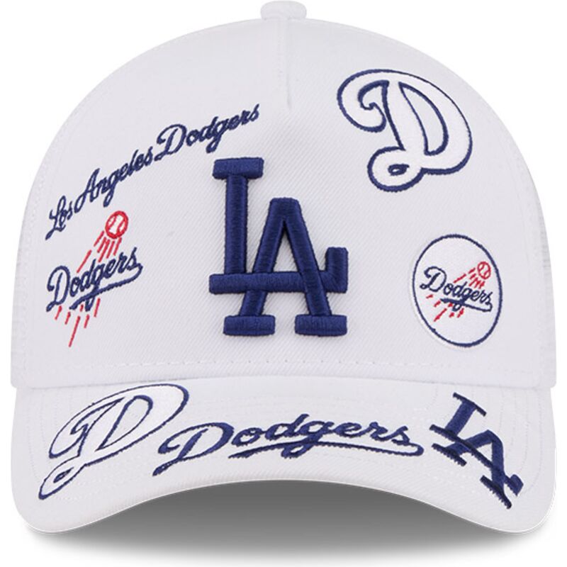 cappello-curvo-bianco-snapback-9forty-m-crown-a-frame-all-over-dei-los-angeles-dodgers-mlb-di-new-era cappello-curvo-bianco-snapback-9forty-m-crown-a-frame-all-over-dei-los-angeles-dodgers-mlb-di-new-era
