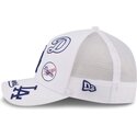cappello-curvo-bianco-snapback-9forty-m-crown-a-frame-all-over-dei-los-angeles-dodgers-mlb-di-new-era