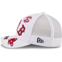 cappello-curvo-bianco-snapback-9forty-m-crown-a-frame-all-over-dei-boston-red-sox-mlb-di-new-era