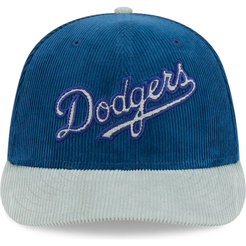 cappello-curvo-blu-snapback-9fifty-9fifity-two-tone-cord-dei-los-angeles-dodgers-mlb-di-new-era
