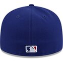 cappello-piatto-blu-aderente-59fifty-rhinstone-badge-dei-los-angeles-dodgers-mlb-di-new-era