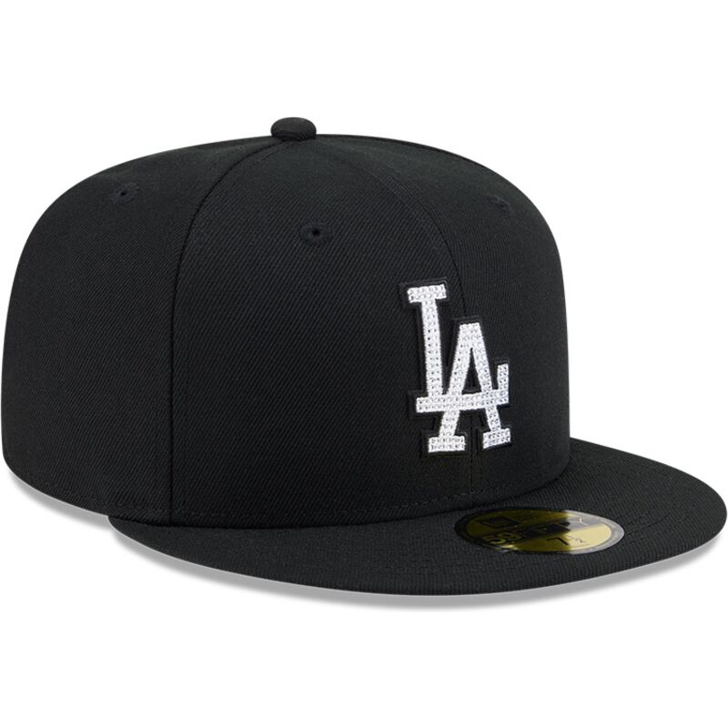 cappello-piatto-nero-aderente-59fifty-rhinestone-dei-los-angeles-dodgers-mlb-di-new-era cappello-piatto-nero-aderente-59fifty-rhinestone-dei-los-angeles-dodgers-mlb-di-new-era