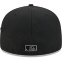cappello-piatto-nero-aderente-59fifty-side-script-dei-new-york-yankees-mlb-di-new-era