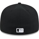 cappello-piatto-nero-aderente-59fifty-rhinestone-badge-dei-chicago-white-sox-mlb-di-new-era