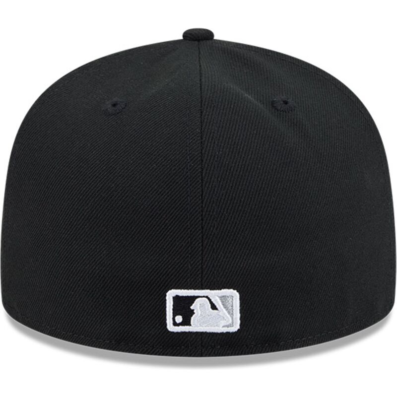 cappello-piatto-nero-aderente-59fifty-rhinestone-badge-dei-chicago-white-sox-mlb-di-new-era