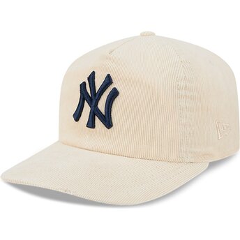 Cappello curvo beige cinghia regolabile 19TWENTY NA Lifestyle F1 dei New York Yankees MLB di New Era