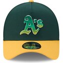 cappello-curvo-verde-snapback-9forty-a-frame-na-lifestyle-f1-dei-oakland-athletics-mlb-di-new-era