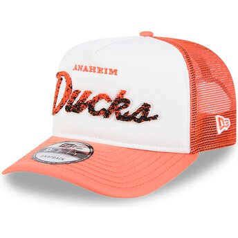 Cappello curvo arancia snapback 9FIFTY A Frame NA Lifestyle F1 dei Anaheim Ducks NHL di New Era