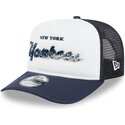 cappello-curvo-blu-marino-snapback-9fifty-a-frame-na-lifestyle-f1-dei-new-york-yankees-mlb-di-new-era