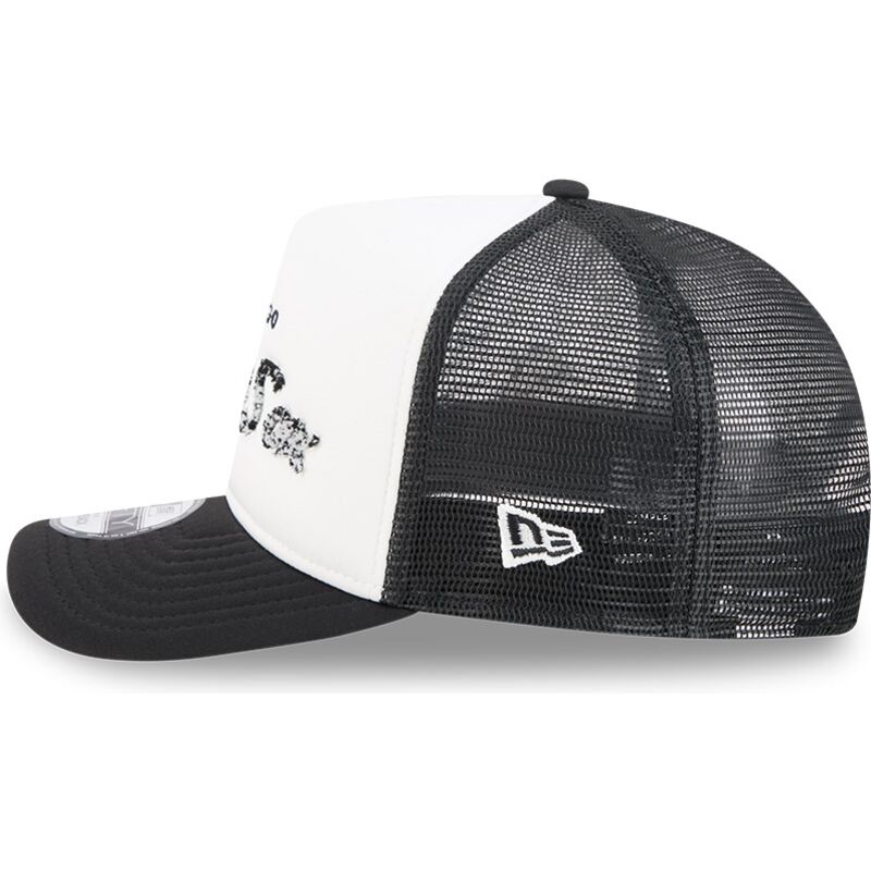 cappello-curvo-nero-snapback-9fifty-a-frame-na-lifestyle-f1-dei-chicago-white-sox-mlb-di-new-era