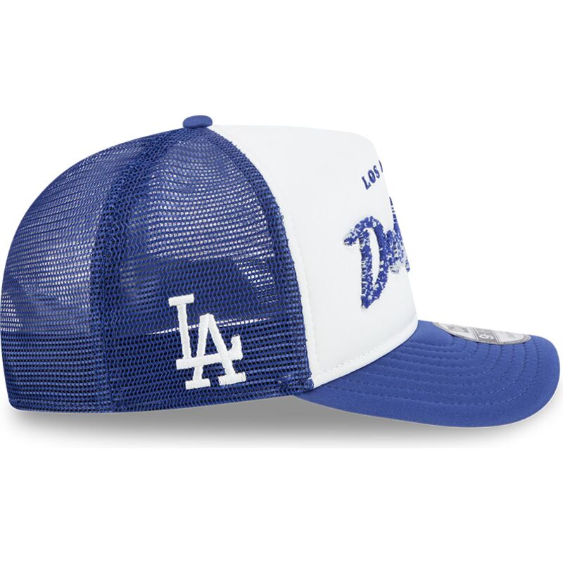 cappello-curvo-blu-snapback-9fifty-a-frame-na-lifestyle-f1-dei-los-angeles-dodgers-mlb-di-new-era