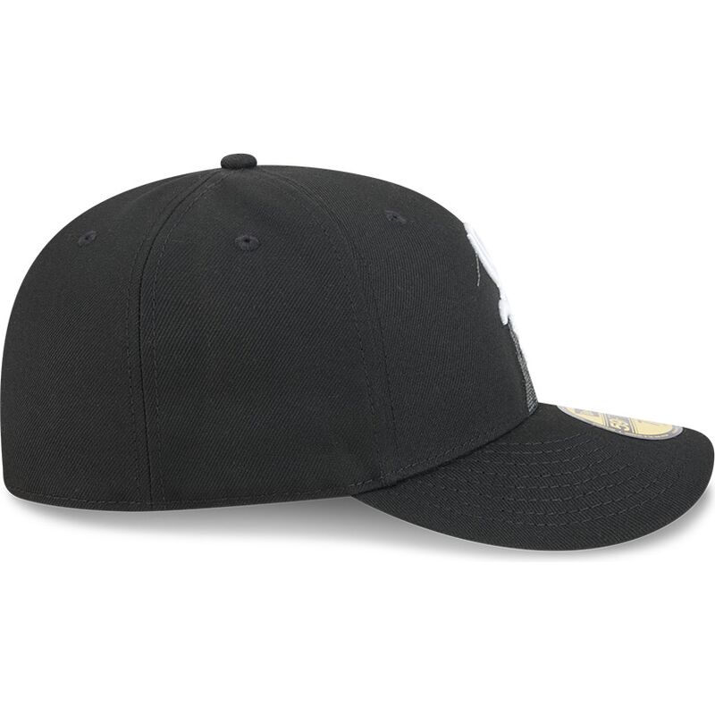 cappello-curvo-nero-aderente-59fifty-pin-na-lifestyle-f1-dei-chicago-white-sox-mlb-di-new-era